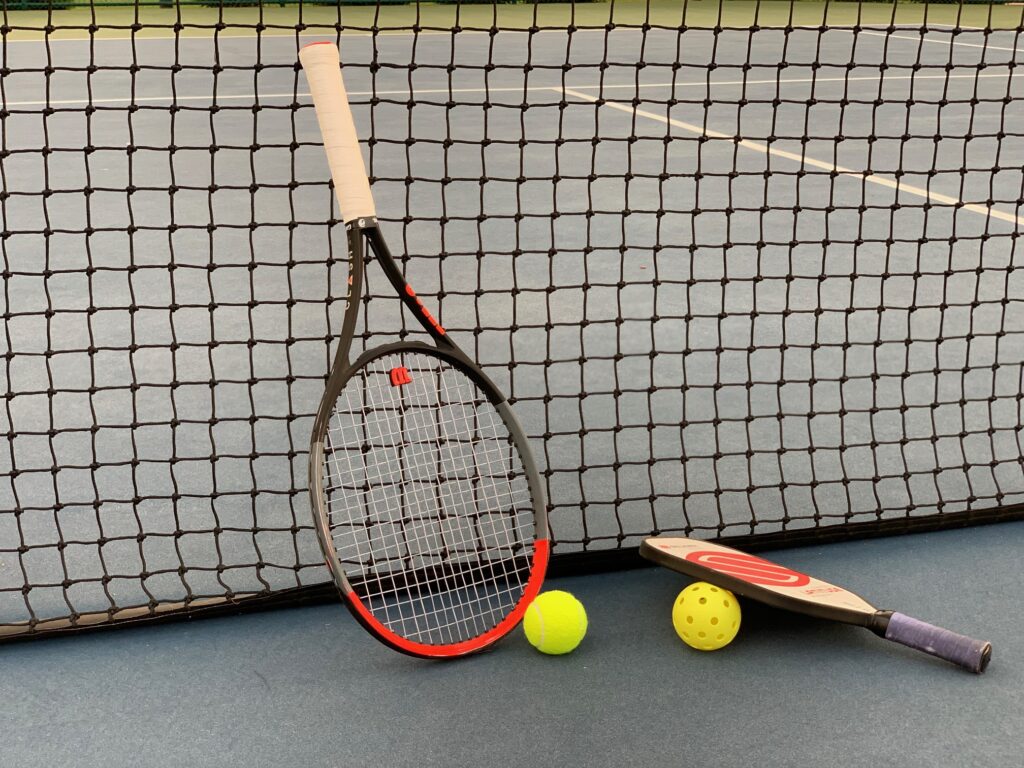 pickleball and tennis