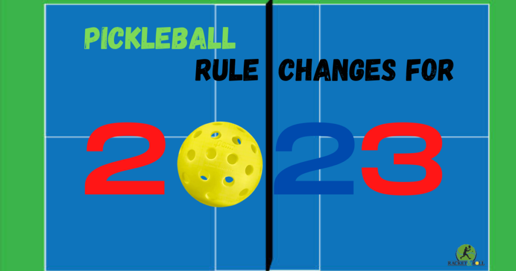pickleball rule changes