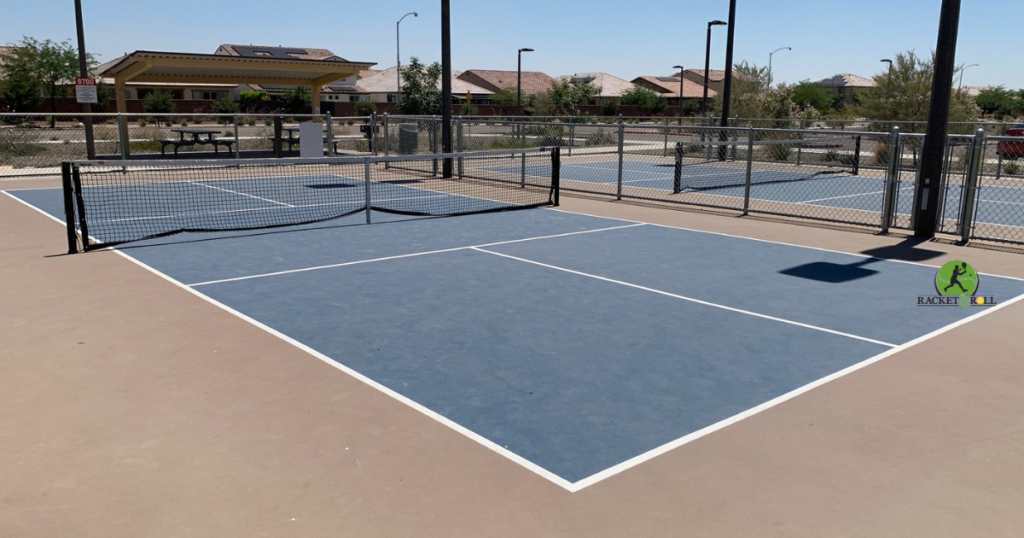 Pickleball courts at Liberty park
